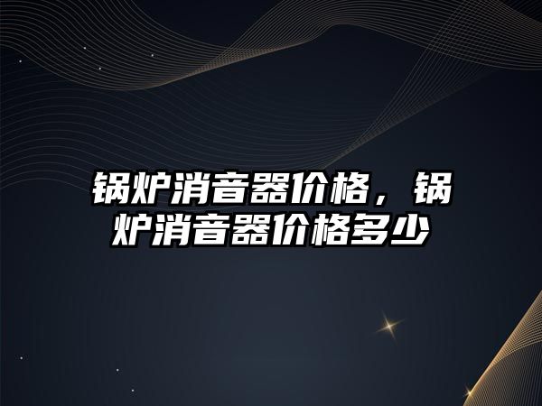 鍋爐消音器價格，鍋爐消音器價格多少