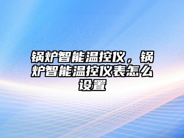 鍋爐智能溫控儀，鍋爐智能溫控儀表怎么設(shè)置