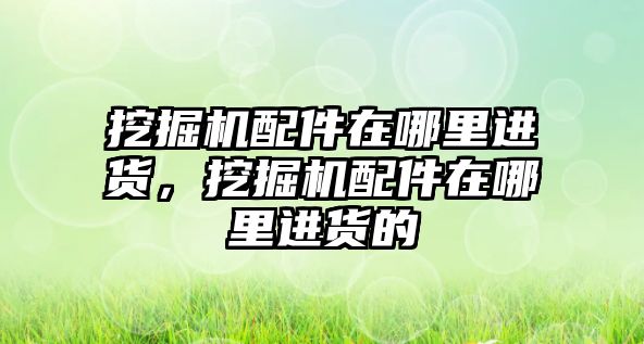 挖掘機配件在哪里進貨，挖掘機配件在哪里進貨的