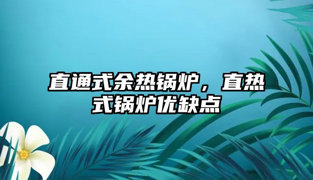 直通式余熱鍋爐，直熱式鍋爐優(yōu)缺點(diǎn)