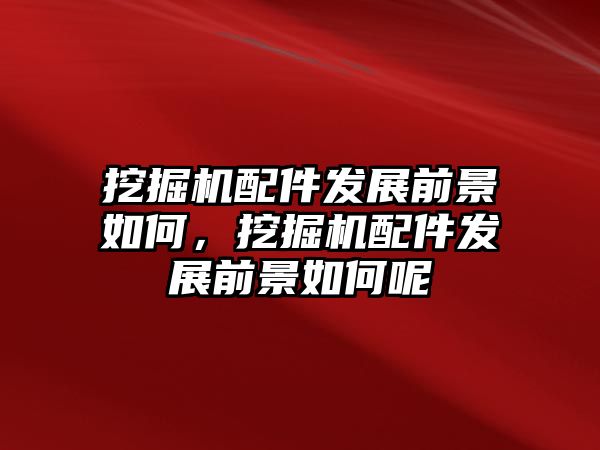 挖掘機(jī)配件發(fā)展前景如何，挖掘機(jī)配件發(fā)展前景如何呢