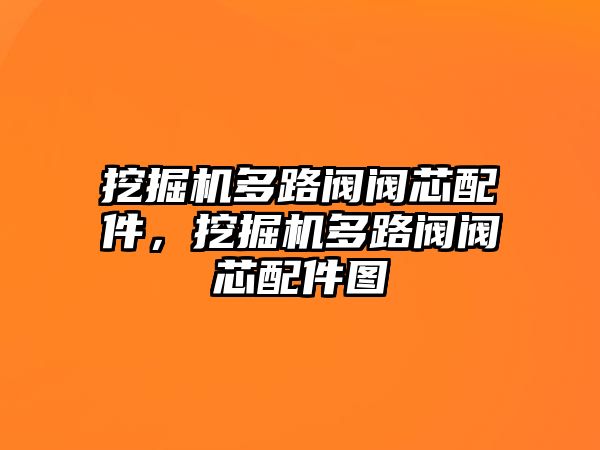 挖掘機多路閥閥芯配件，挖掘機多路閥閥芯配件圖