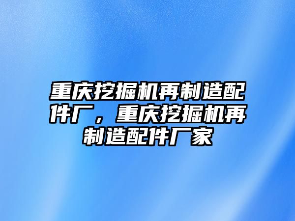 重慶挖掘機(jī)再制造配件廠，重慶挖掘機(jī)再制造配件廠家