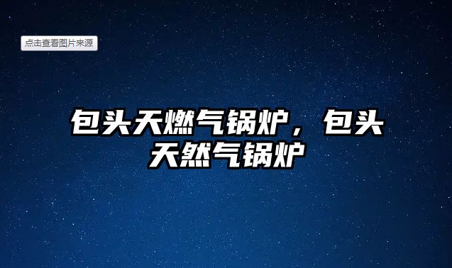 包頭天燃?xì)忮仩t，包頭天然氣鍋爐