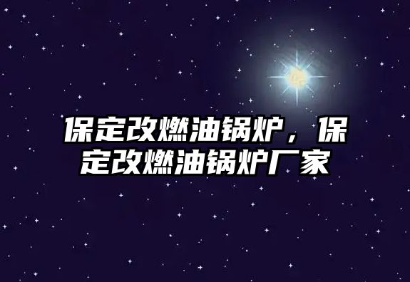 保定改燃油鍋爐，保定改燃油鍋爐廠家