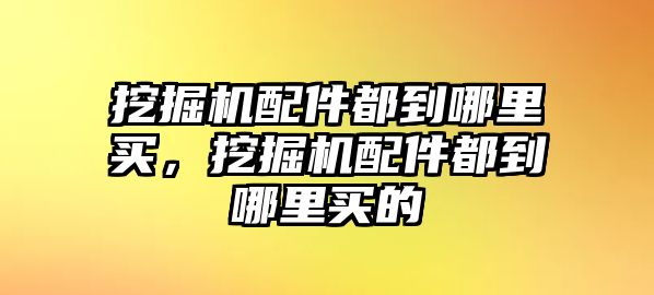 挖掘機(jī)配件都到哪里買，挖掘機(jī)配件都到哪里買的