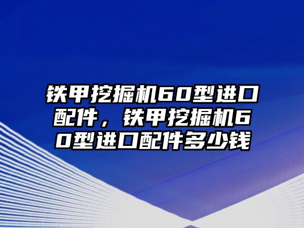 鐵甲挖掘機(jī)60型進(jìn)口配件，鐵甲挖掘機(jī)60型進(jìn)口配件多少錢