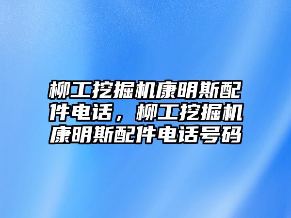 柳工挖掘機(jī)康明斯配件電話，柳工挖掘機(jī)康明斯配件電話號碼