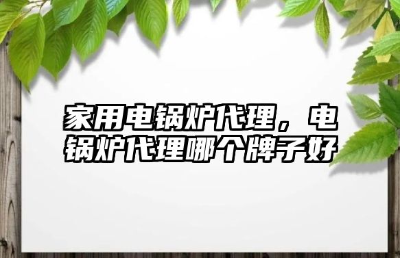 家用電鍋爐代理，電鍋爐代理哪個(gè)牌子好