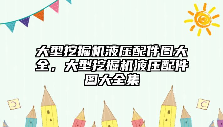 大型挖掘機液壓配件圖大全，大型挖掘機液壓配件圖大全集