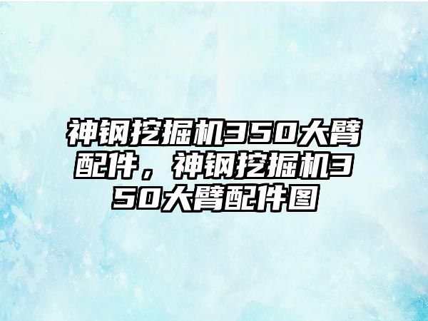 神鋼挖掘機(jī)350大臂配件，神鋼挖掘機(jī)350大臂配件圖