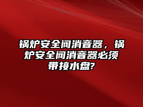 鍋爐安全閥消音器，鍋爐安全閥消音器必須帶接水盤?