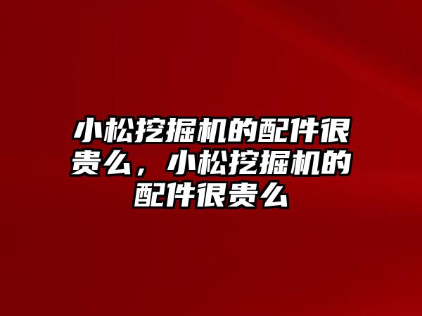 小松挖掘機(jī)的配件很貴么，小松挖掘機(jī)的配件很貴么