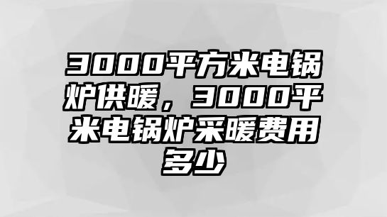 3000平方米電鍋爐供暖，3000平米電鍋爐采暖費(fèi)用多少