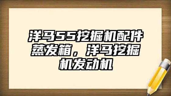 洋馬55挖掘機配件蒸發(fā)箱，洋馬挖掘機發(fā)動機