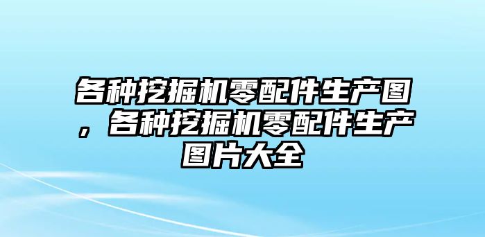 各種挖掘機零配件生產(chǎn)圖，各種挖掘機零配件生產(chǎn)圖片大全