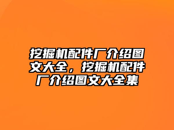 挖掘機(jī)配件廠介紹圖文大全，挖掘機(jī)配件廠介紹圖文大全集