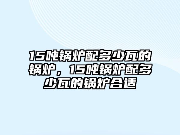 15噸鍋爐配多少瓦的鍋爐，15噸鍋爐配多少瓦的鍋爐合適