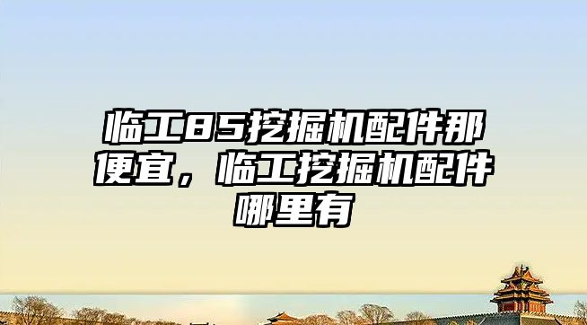 臨工85挖掘機配件那便宜，臨工挖掘機配件哪里有