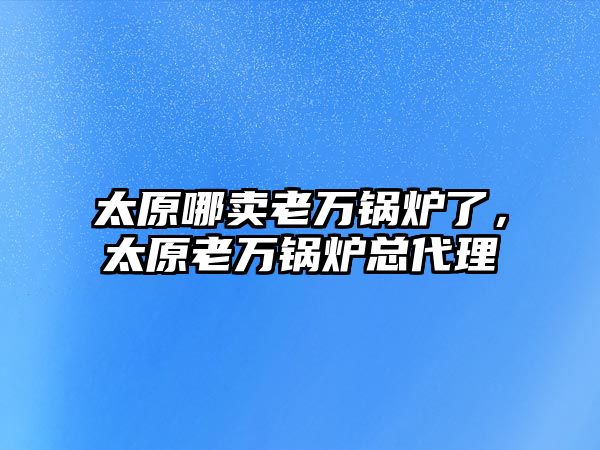 太原哪賣老萬鍋爐了，太原老萬鍋爐總代理