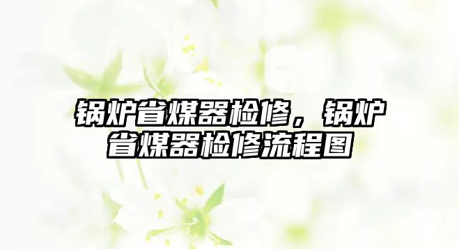 鍋爐省煤器檢修，鍋爐省煤器檢修流程圖