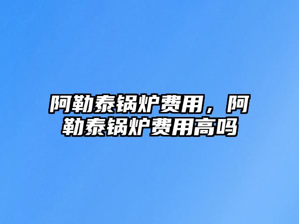 阿勒泰鍋爐費用，阿勒泰鍋爐費用高嗎