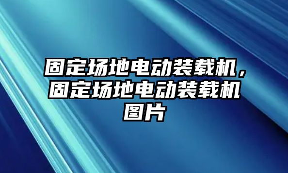 固定場地電動裝載機，固定場地電動裝載機圖片