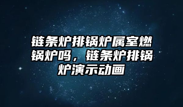 鏈條爐排鍋爐屬室燃鍋爐嗎，鏈條爐排鍋爐演示動(dòng)畫