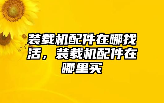 裝載機(jī)配件在哪找活，裝載機(jī)配件在哪里買