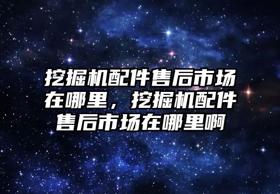 挖掘機(jī)配件售后市場在哪里，挖掘機(jī)配件售后市場在哪里啊