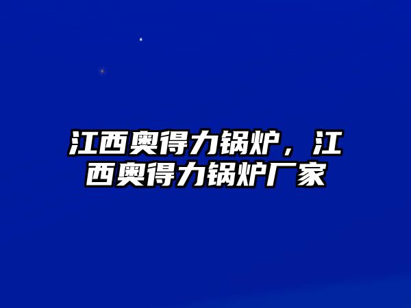 江西奧得力鍋爐，江西奧得力鍋爐廠家