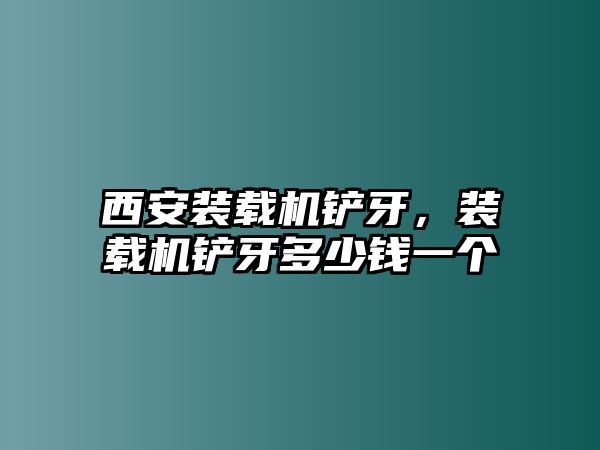 西安裝載機(jī)鏟牙，裝載機(jī)鏟牙多少錢一個(gè)