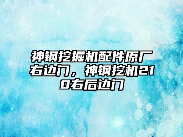 神鋼挖掘機(jī)配件原廠右邊門，神鋼挖機(jī)210右后邊門