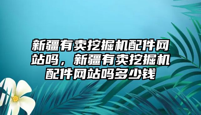 新疆有賣挖掘機(jī)配件網(wǎng)站嗎，新疆有賣挖掘機(jī)配件網(wǎng)站嗎多少錢