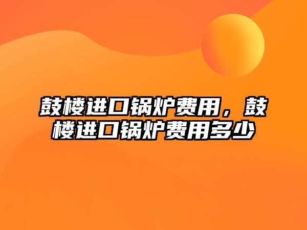 鼓樓進(jìn)口鍋爐費用，鼓樓進(jìn)口鍋爐費用多少