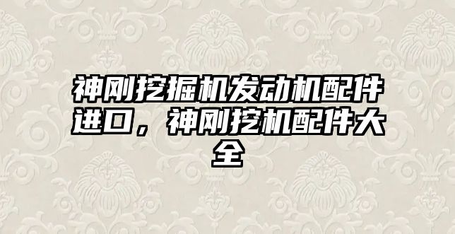 神剛挖掘機發(fā)動機配件進口，神剛挖機配件大全