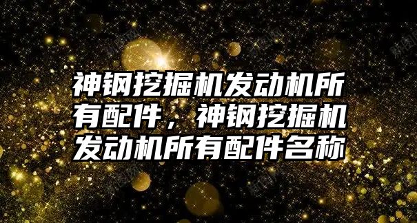 神鋼挖掘機發(fā)動機所有配件，神鋼挖掘機發(fā)動機所有配件名稱