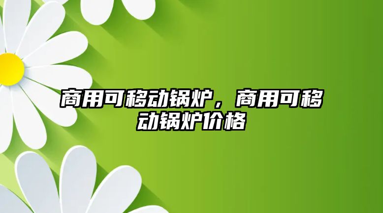 商用可移動鍋爐，商用可移動鍋爐價格