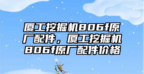 廈工挖掘機806f原廠配件，廈工挖掘機806f原廠配件價格