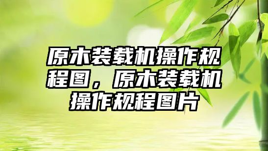 原木裝載機(jī)操作規(guī)程圖，原木裝載機(jī)操作規(guī)程圖片