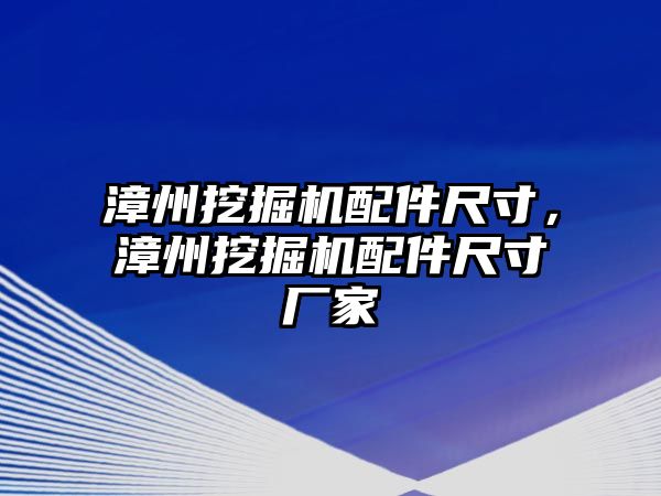 漳州挖掘機配件尺寸，漳州挖掘機配件尺寸廠家