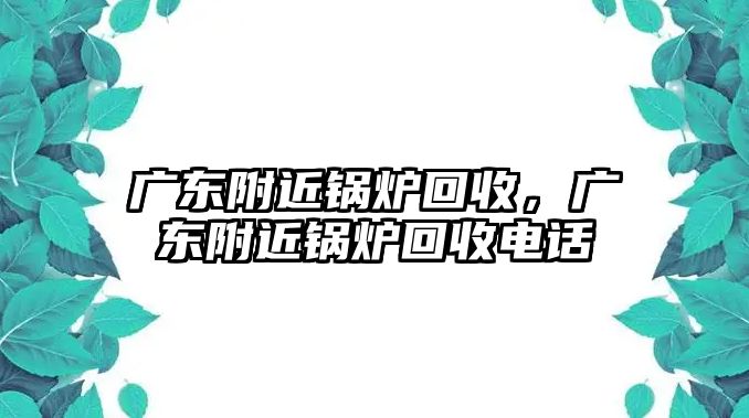 廣東附近鍋爐回收，廣東附近鍋爐回收電話