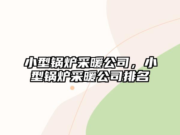 小型鍋爐采暖公司，小型鍋爐采暖公司排名